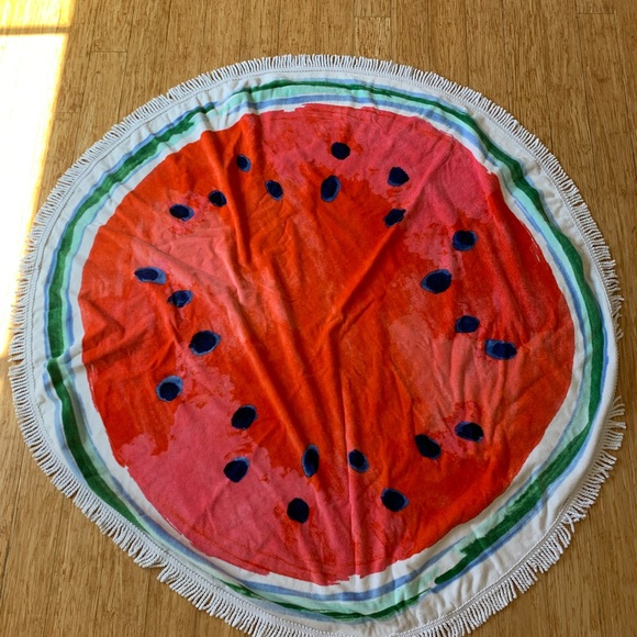 Watermelon round towel - Picture 1 of 4